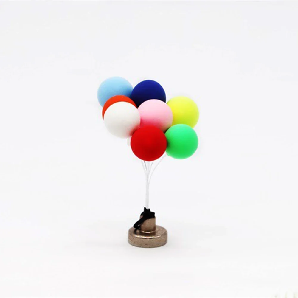 8 Stücke 1/12 Puppenhaus Miniatur Bunte Ballon Modell Spielzeug für Puppenhaus Zubehör Dekoration ob11 bjd