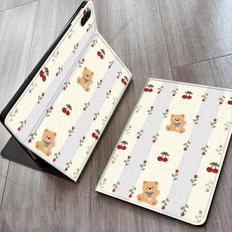 

Чехол с креативным дизайном Cherry Pattern для Huawei MediaPad MatePad M5 M6 11 12 X SE T10 T10s 2 C5e T5 Pro Lite Air 11,5-дюймовый планшет