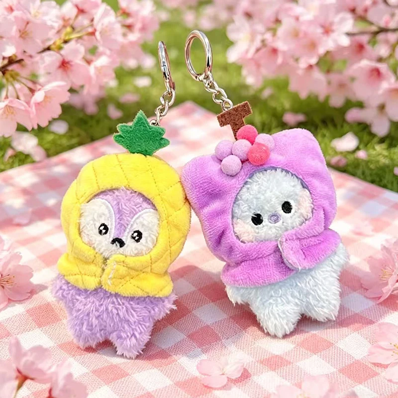 

New Kawaii BOOTS Small Animal Fruit Head Cover SeriesOrange Party Tata Chimmy Bag Pendant Keychain Decoration Gift Toy