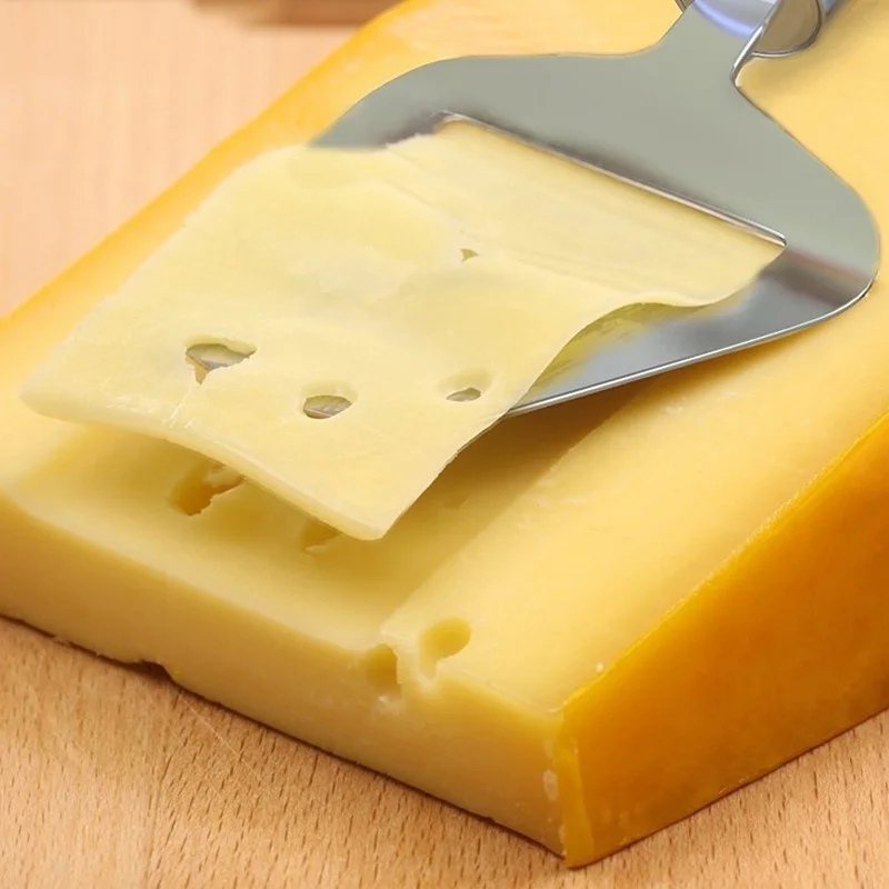 Rebanador de queso de mano de acero inoxidable, cortador de mantequilla y queso, molinillo, cuchillo de corte, herramientas para queso, suministros de cocina