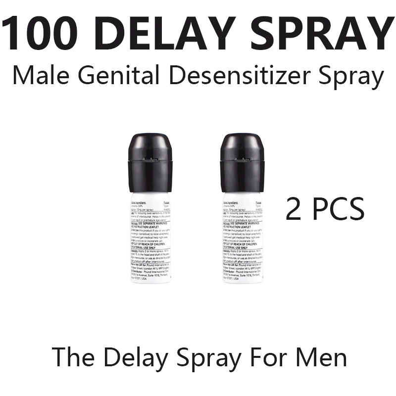 2PCS 100 DESENSITIZING Spray for Men DELAY Spray Help to DELAY Ejaculation,Premature Ejaculant Supplement Spray,Extra Strong