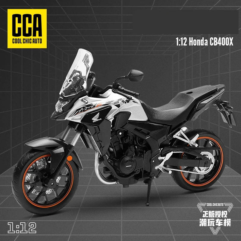 1/12 Honda CB400X Adventure ADV Toy Motorcycle CCA MSZ Diecast Metal Model 1:12 Racing Miniature Collection Gift For Boy Kid