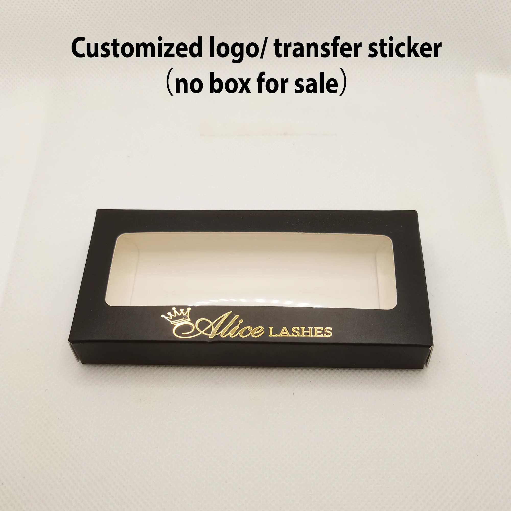 Custom UV transfer sticker DTF print cosmetic label eyelash box logo lip gloss brand  personalized stickers, transparent sticker