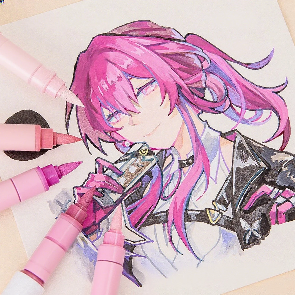 9 ألوان/مجموعة قلم تحديد فني من الأكريليك DIY أقلام رسم جرافيتي للمحمول والمذكرات وكتابة اللوحة والقرطاسية #5