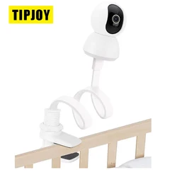 Thread Gooseneck Camera Holder Clip Stand Multifunction Bracket Silicone Baby Monitor Stand Adjustable Bracket For Baby Monitor