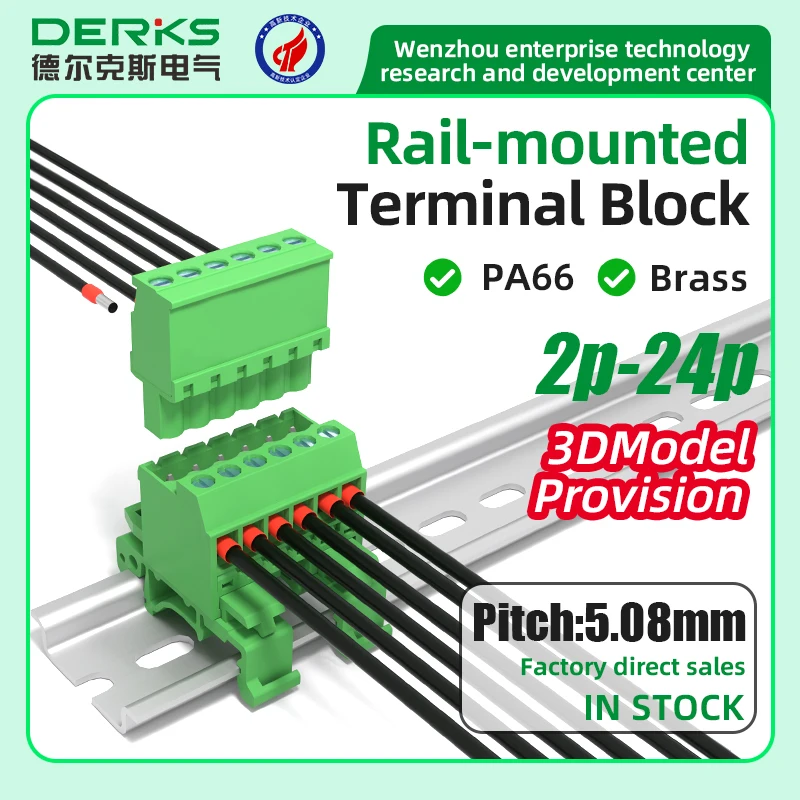 

Factory direct instead of UK rail terminal block connector DERKS YE3230-508