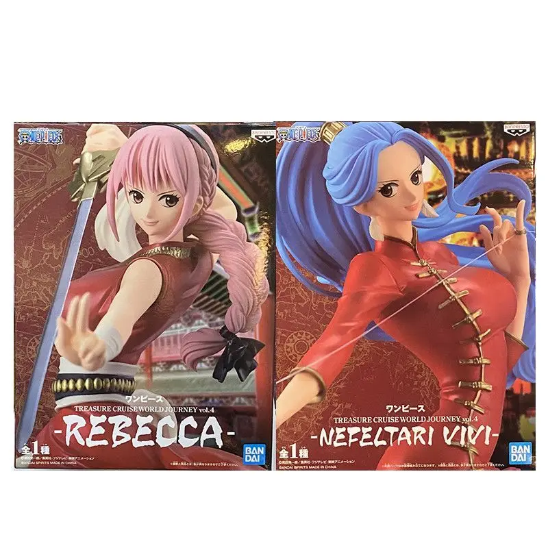 

Rebecca Japanese Comics Bandai Banpresto Navigation King One Piece TCWJ Princess Vivi Peripheral Ornaments Anime Figure Model