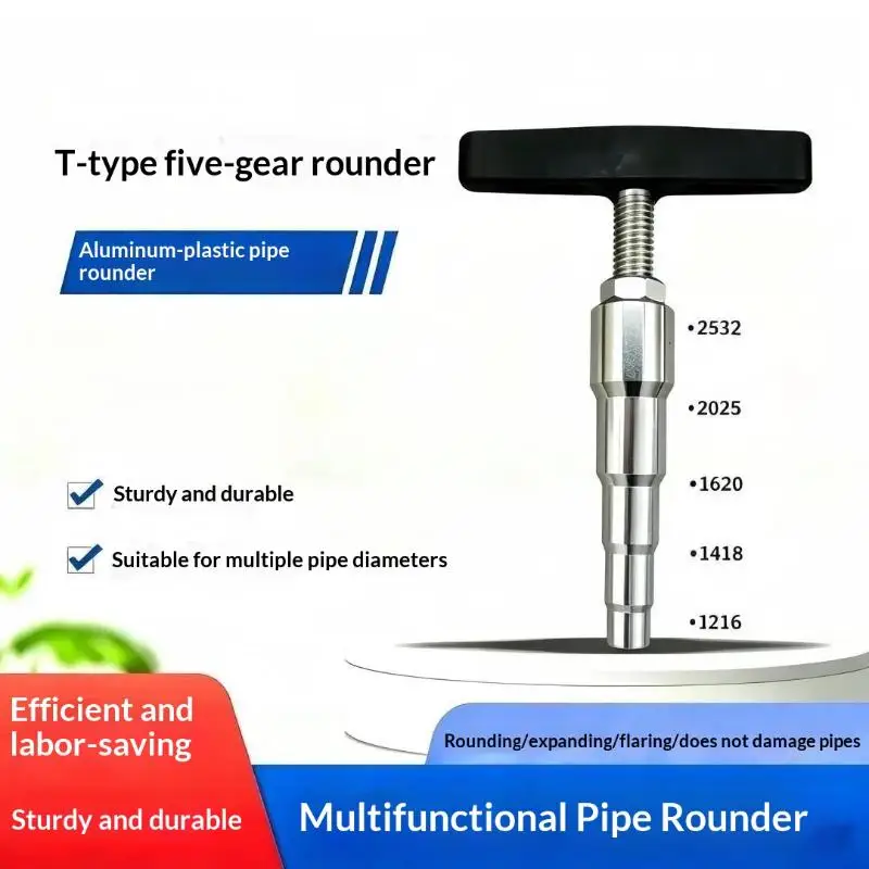 Manual Pipe Expander Non-Slip T-Handle Heavy Duty Copper Tube Flaring Tool for Household Appliance Repair view 6