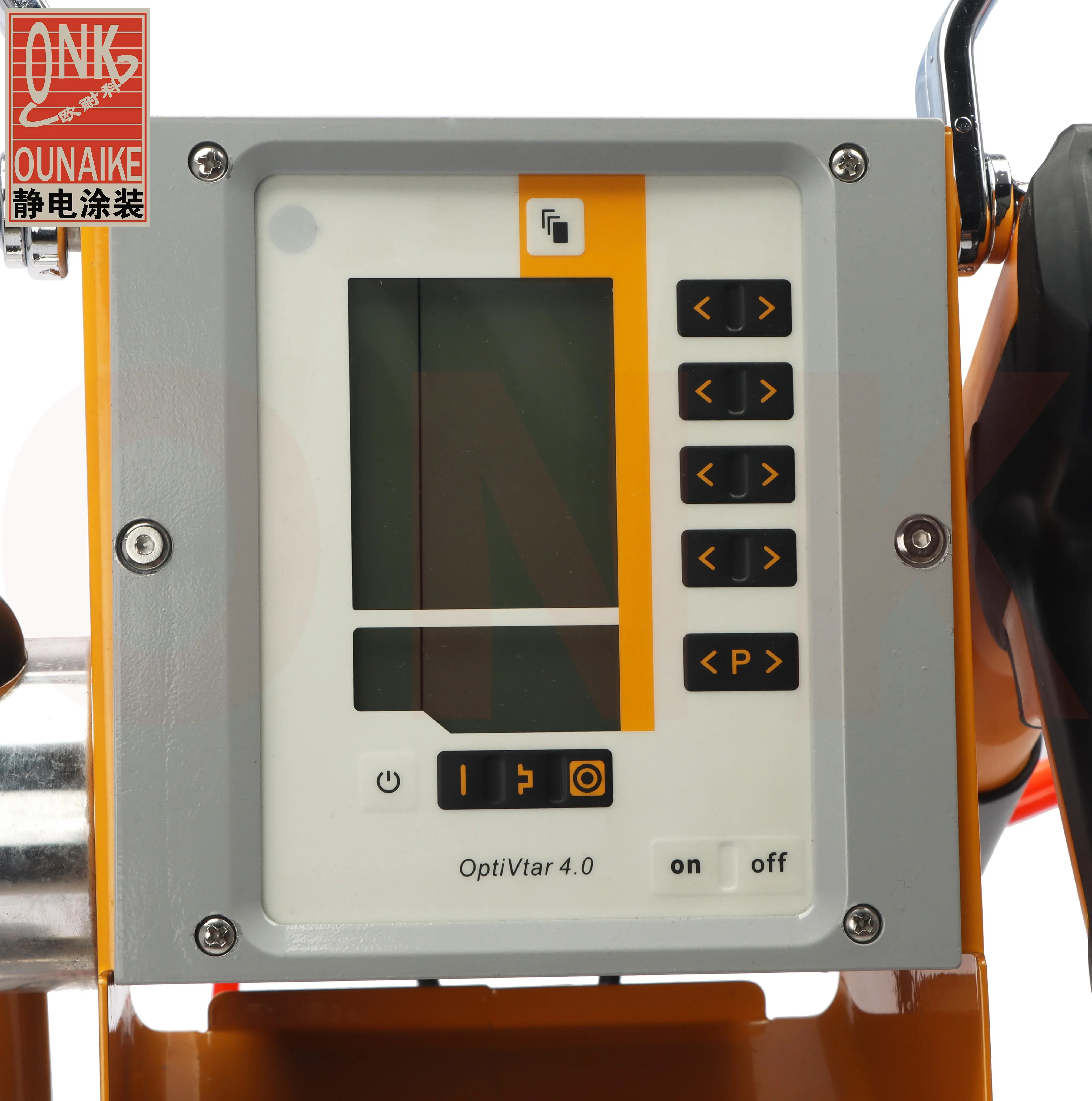 

Electrostatic metal powder coating/manual powder spray under-hanging experimental powder bucket