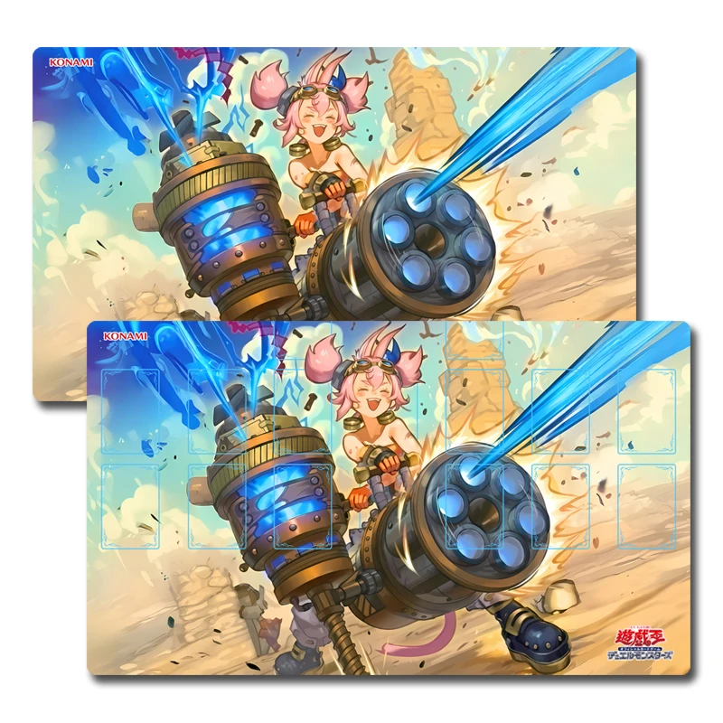

Игровой коврик Yugioh Tri-Brigade Springans Kitt Yu-Gi-Oh! TCG OCG Коллекционные карточные игры Коврик Duel Plate Резиновый коврик для карт Коврик для мыши