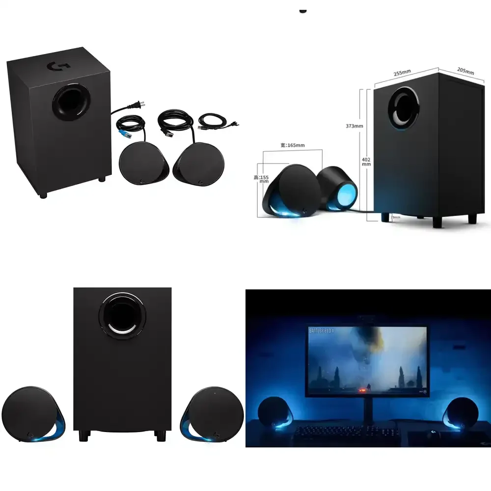 Altavoz G560 LIGHTSYNC GAMING para PC, Amplificador de Audio Multimedia para Computadora, Woofer, Altavoz PA