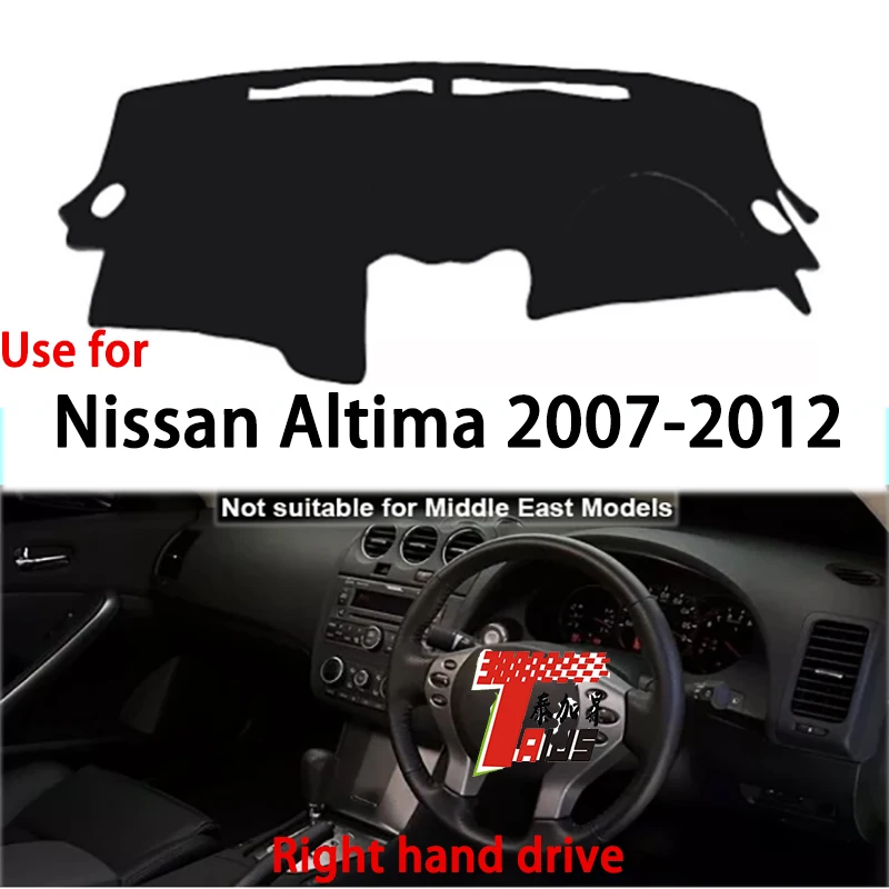 

TAIJS Factory Simple Dust resistant Polyester Fibre Car Dashboard Cover For Nissan Altima 2007 2008 2009-2012 Right Hand drive