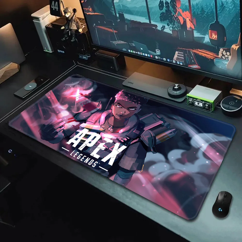 A-Apex Legends Mousepad HD Printing Computer Gamers Locking Edge Non-slip Mouse Pad XXL90x40cm Keyboard PC Desk Pad