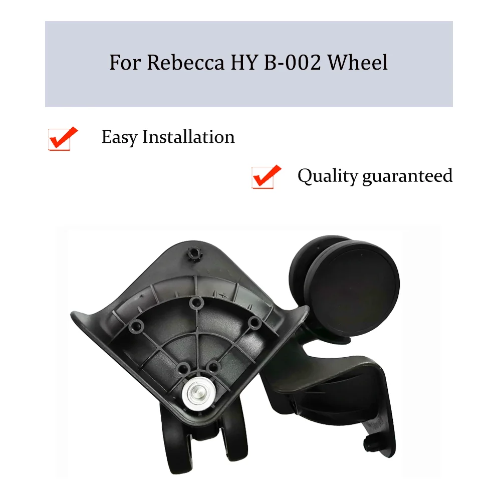 

For Rebecca HY B-002 Nylon Luggage Wheel Trolley Case Wheel Pulley Sliding Casters Universal Wheel Repair Slient Wear-resistant