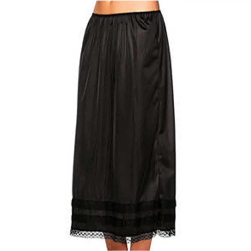 

Casual Lace Skirt Irregular Temperament Color Elastic Waistline Mid-aged And ly Clothing Accories