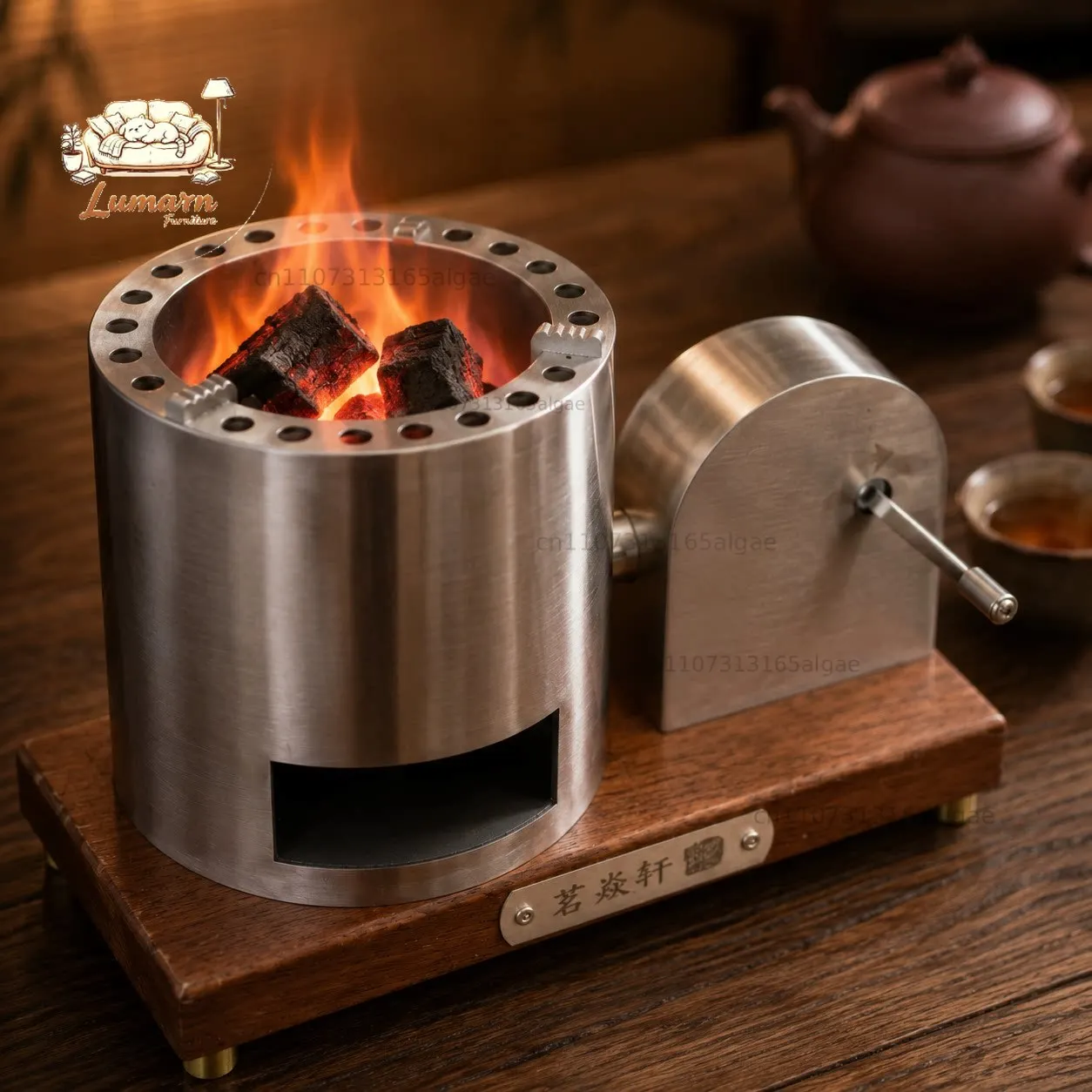 charcoal stove 304 stainless steel outdoor hand stove charcoal stove BBQ portable hand
