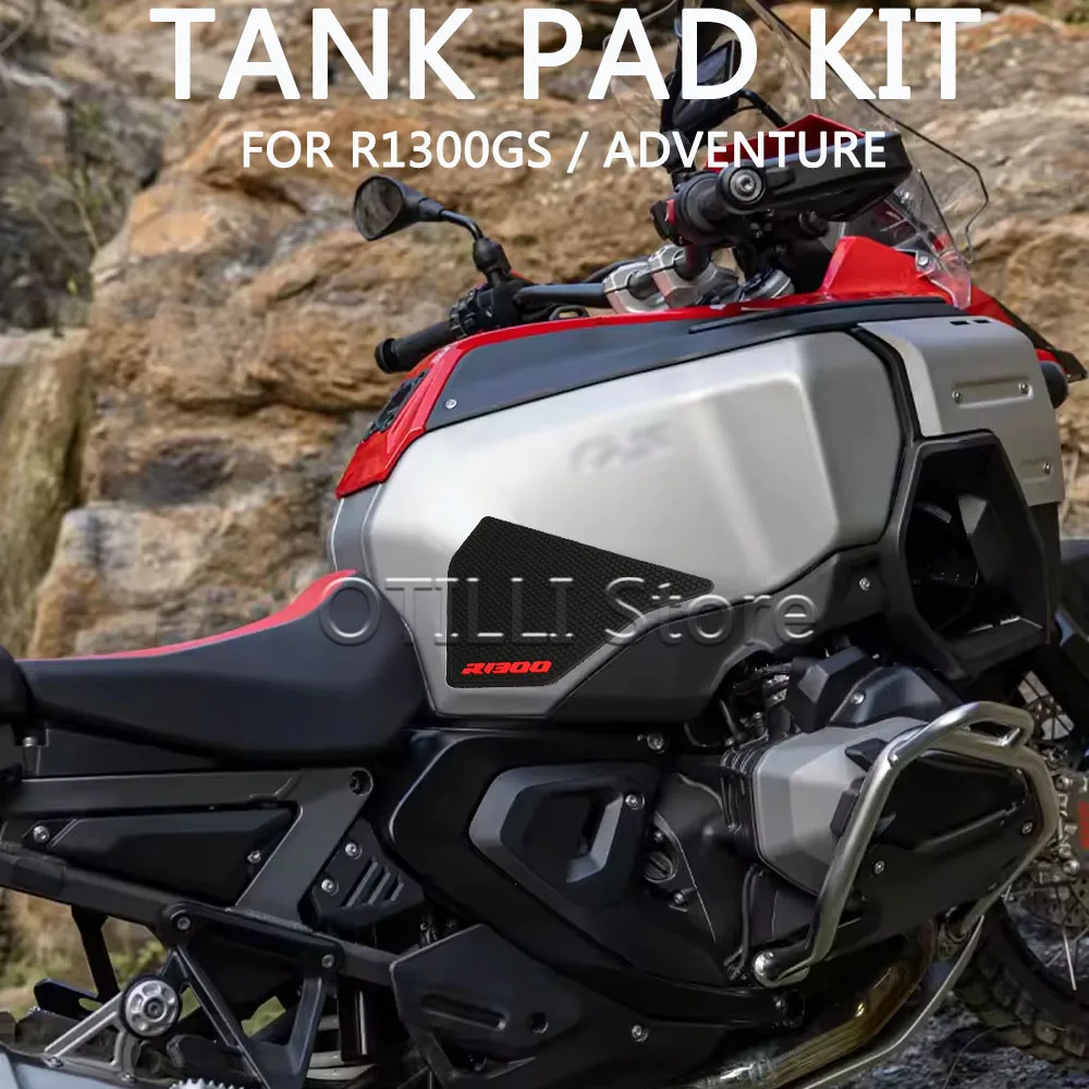 

For BMW R1300GSA R 1300 GS ADV R1300GS Adventure 2024 2025 Motorcycle Rubber Sticker Protection Tank Pad Kit