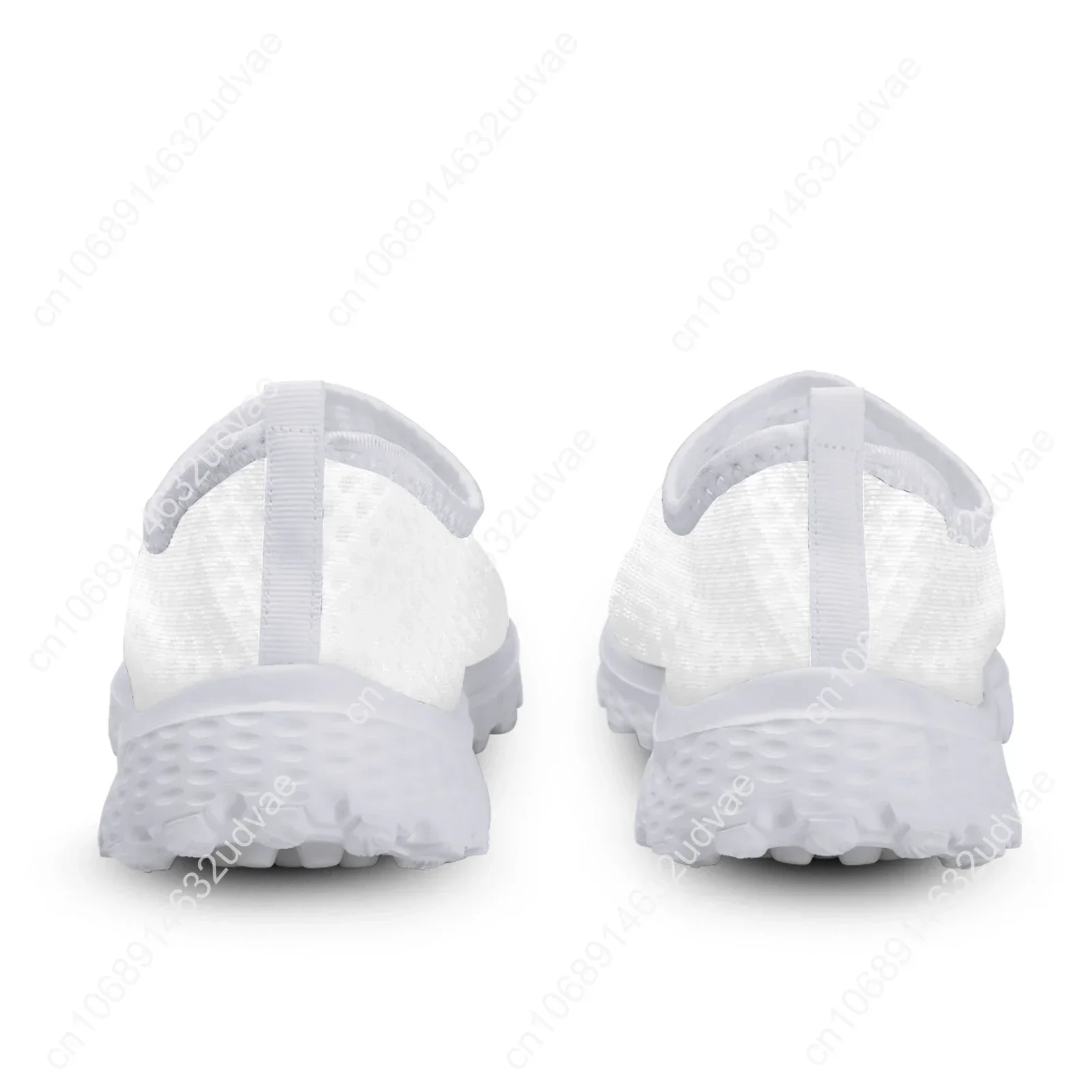 Cute Cartoon Tooth Pattern Women Slip On Sneakers Dentist Mesh Ladies Shoes Light Casual Summer Beach Water Loafers