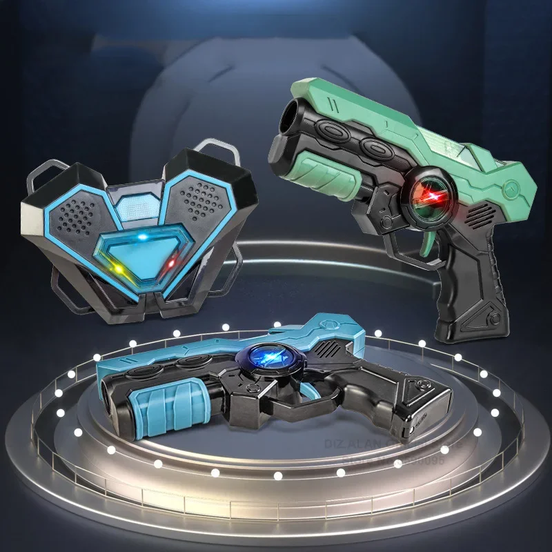 Laser-Tag-Kampfspiel-Pistolenset, elektrische Infrarot-Spielzeugpistolen, Kinder-Lasergame-Set, Pistole für Jungen, Kinder, Indoor- und Outdoor-Sport – Detail 14