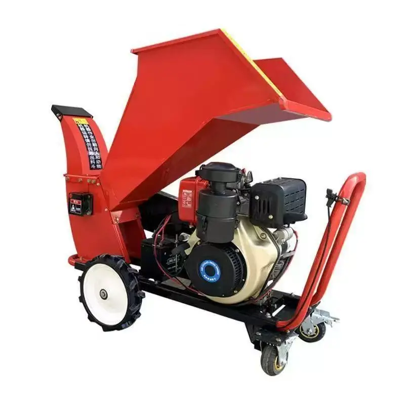 Branch Crusher Orchard Branch Crusher Small Garden Wood Crusher Wood Leaves Branches Straw Tree