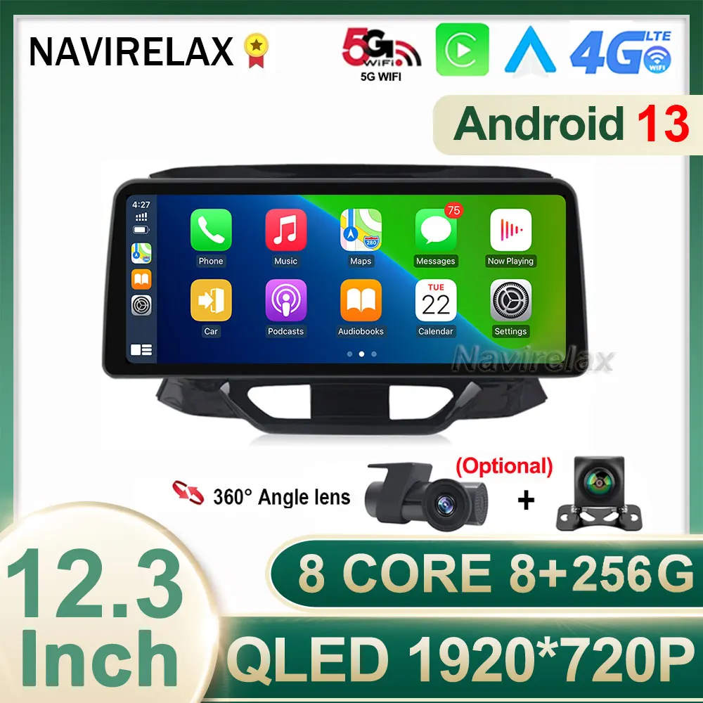 

12.3 INCH Android 13 Car Stereo Radio Multimedia Video Player For LADA X Ray Xray 2015 - 2019 Navigation GPS Carplay Autoradio