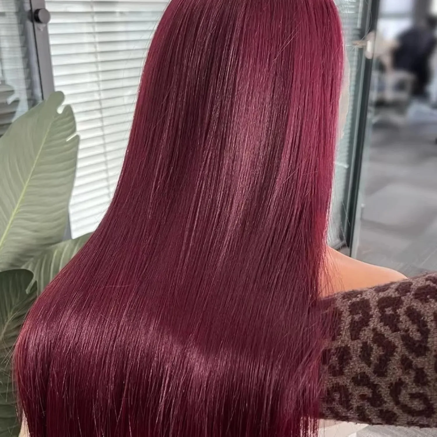 34 Inch 99J Burgundy Straight Brazilian Human Hair Wig 13x4 HD Transparent Lace Frontal Wig Pre Plucked Natural Hairline For Women