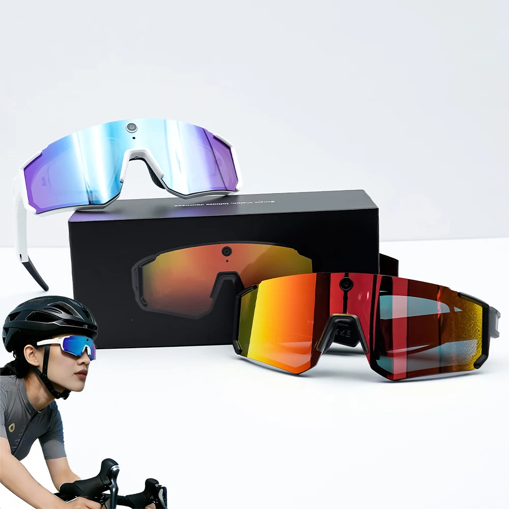 

Outdoor Sports Smart Eyewear with Camera 8MP Polarized Lenses Road Cycling Smart AI Glasses for Men
