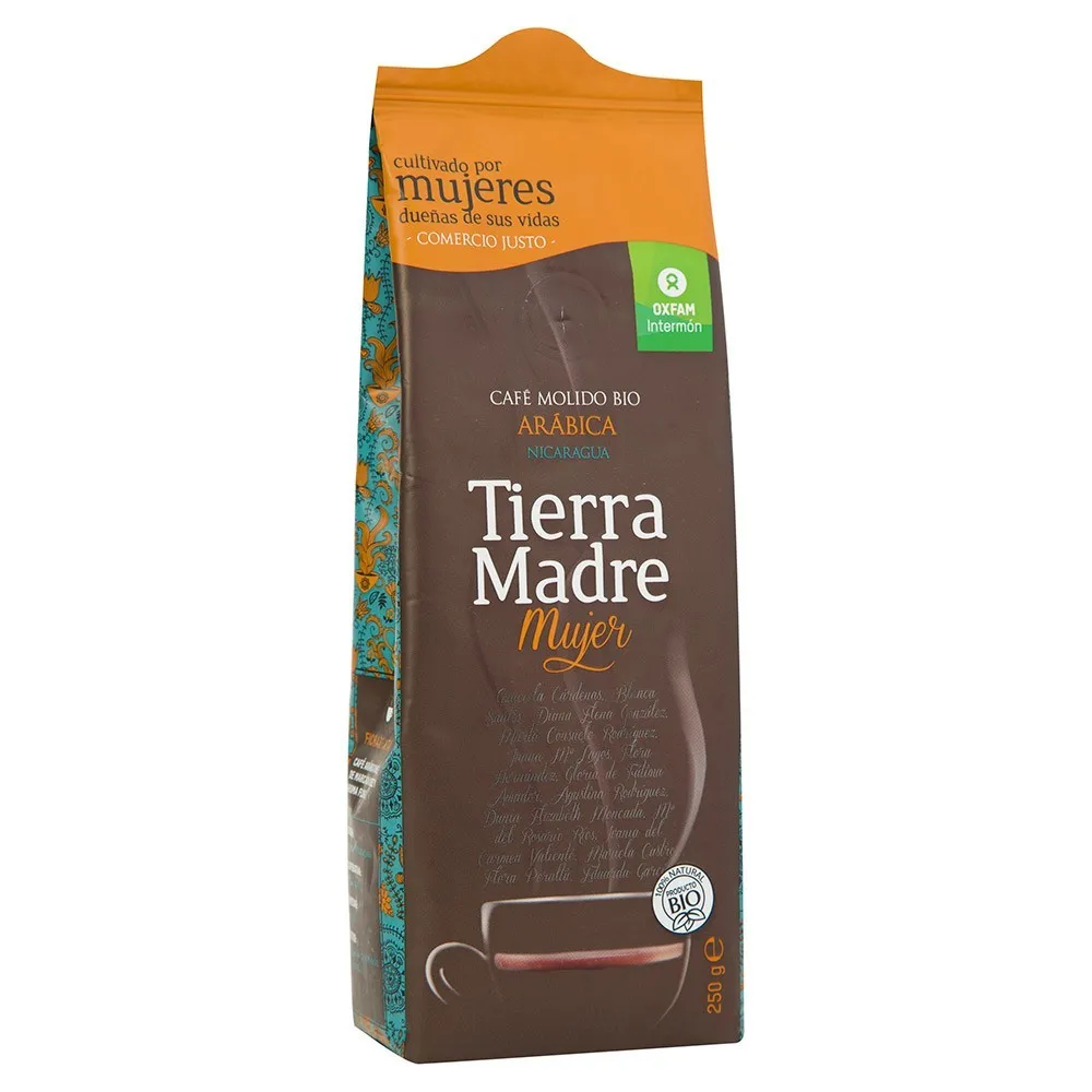 CAFÉ MOLIDO 100% ARABICA TIERRA MADRE BIO | Oxfam Intermón | Nicaragua | BIO | Sin Gluten | Café BIO  Té