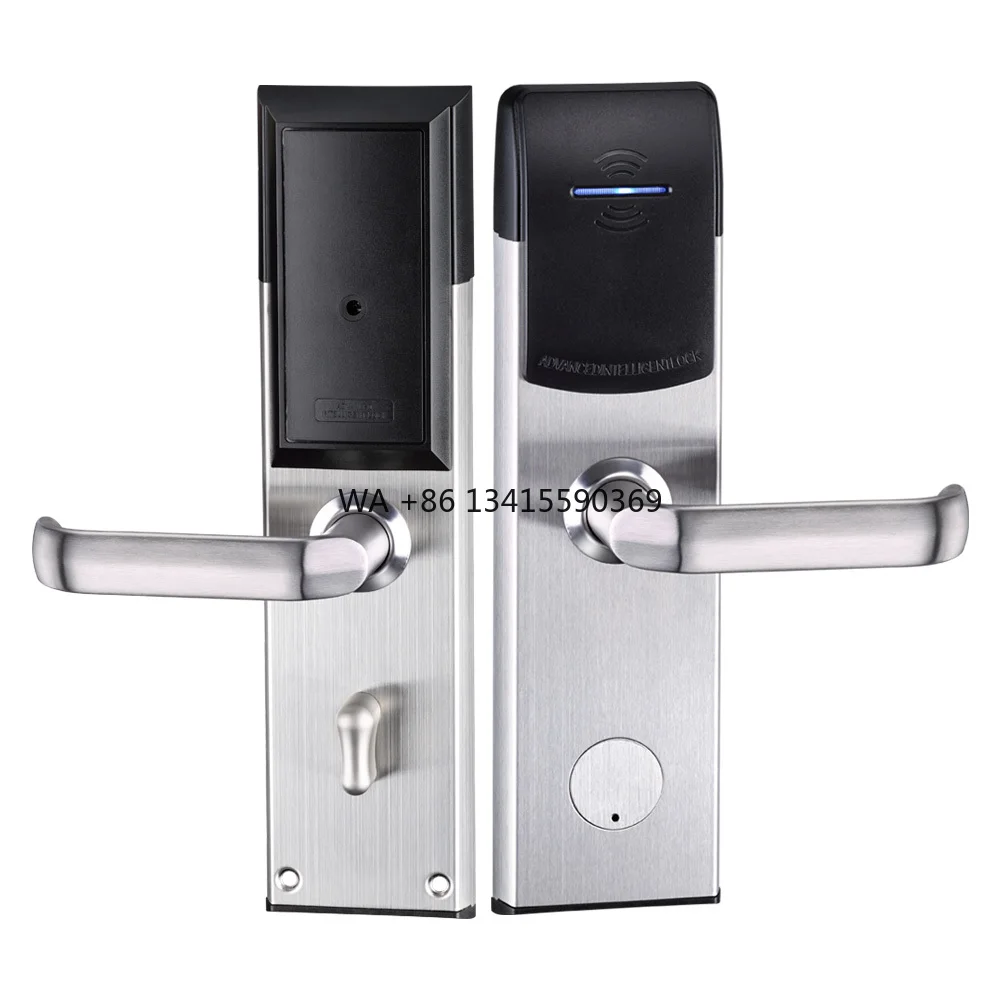 

Smart id Hotel Lock System Card Electronic Door Handle Lock Hotel Smart Lock