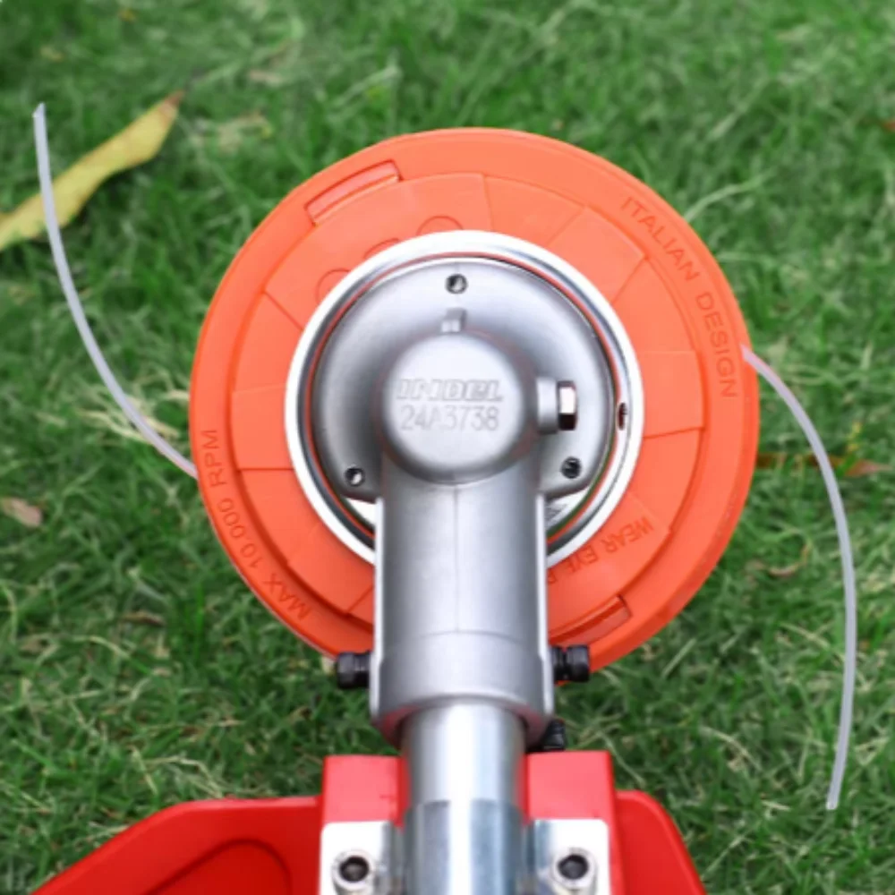 

M10 Lawn Mower Head Aluminum 2 Line Grass Trimmer Head Thicken Garden Tool Mower Bump Spool Brush Cutter Accessories