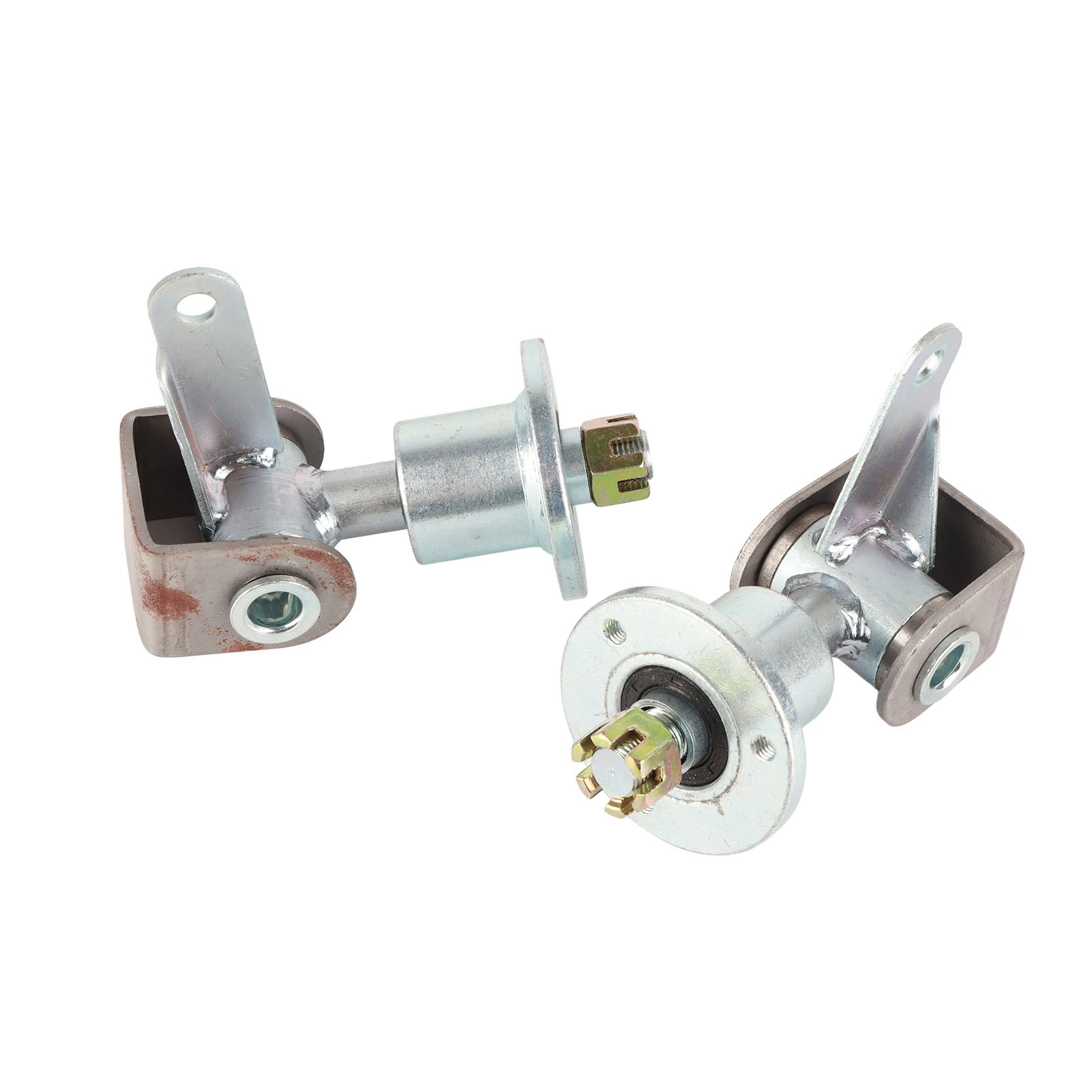 

17mm 3 Stud Front Wheel Hub Bearing Flange Steering Knuckle Spindle for 5in Tires Go Kart ATV Quad Bike