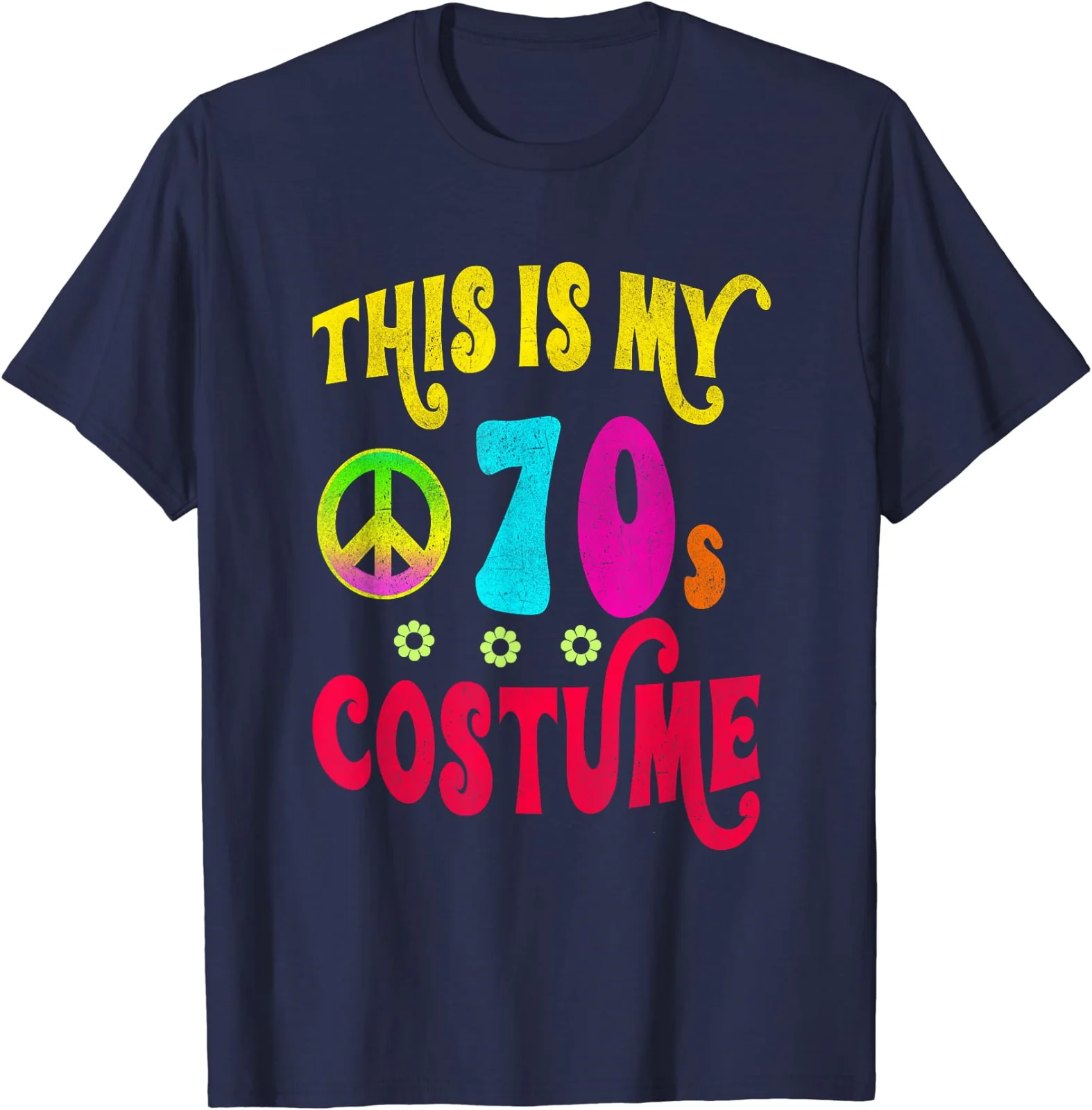 This is My 70s Costume Funny Groovy Peace Unisex T-Shirt