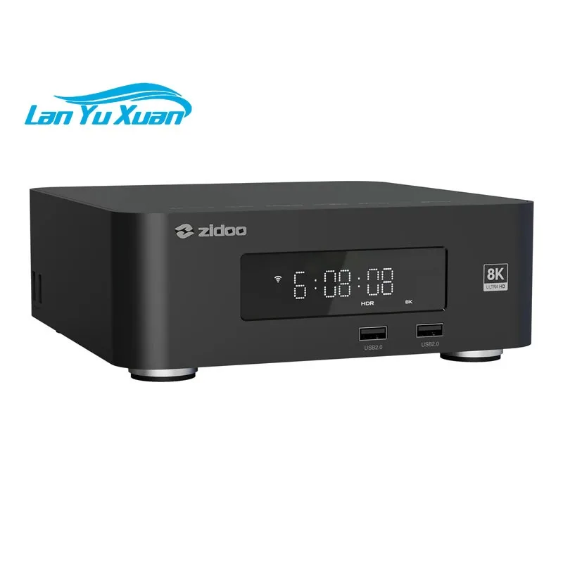 ZIDOO Z30 PRO 8K Music Player Built-in HDD Bay 6GB DDR + 64GB EMMC High Speed WiFi and Bluetooth Control Audio Player