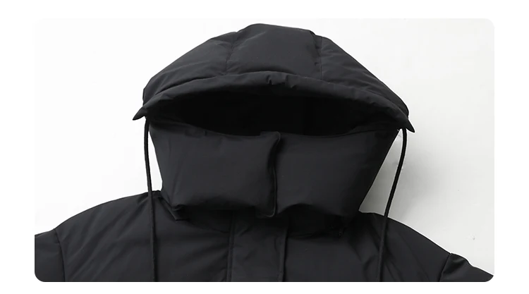 CHIC VEN Women Down Coat Solid Warm Down Jacket New 90 White Duck Down Windproof Hooded Female Overcoat Winter 2023