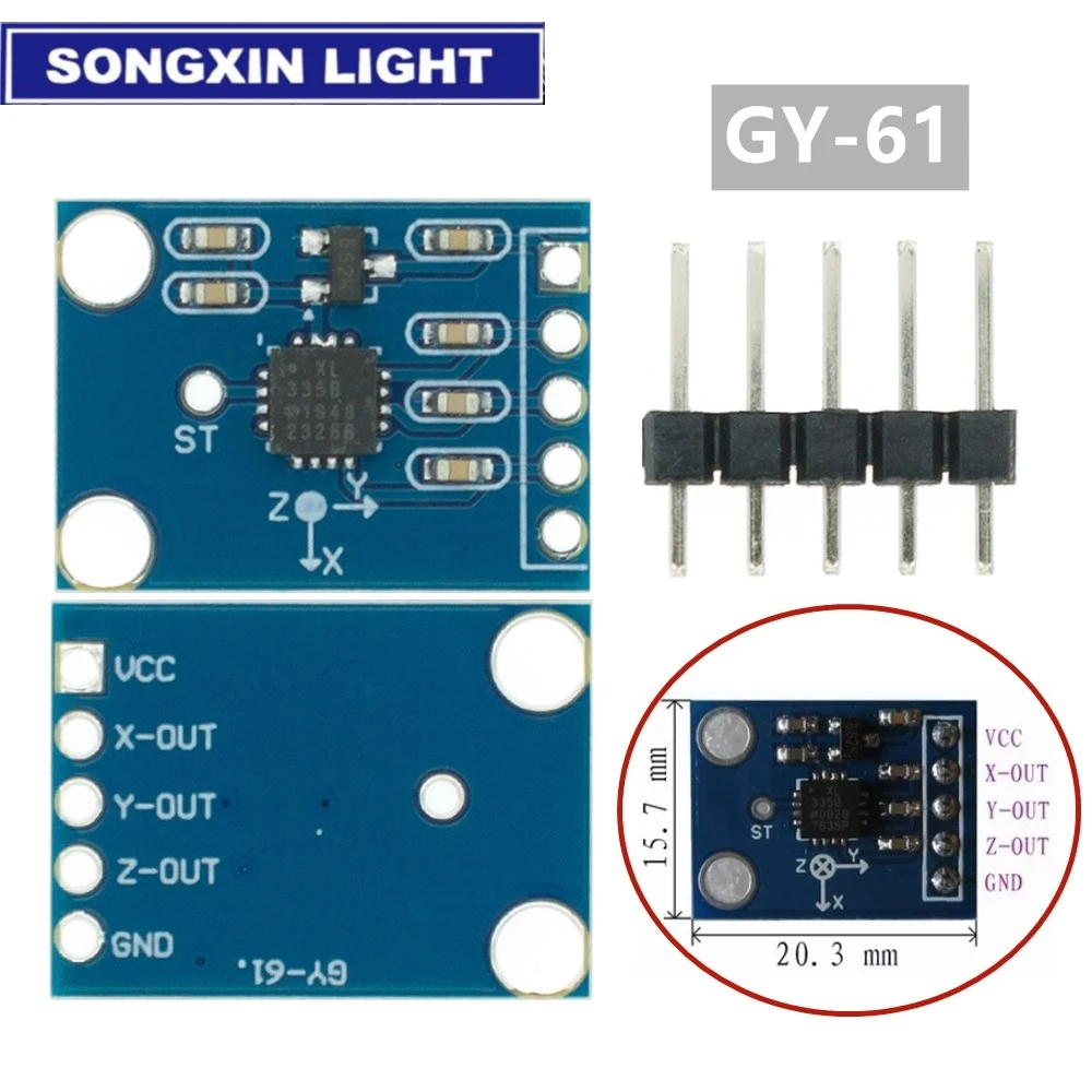 GY-61 ADXL335 Module Triaxial Acceleration Gravity Angle Sensor MODU