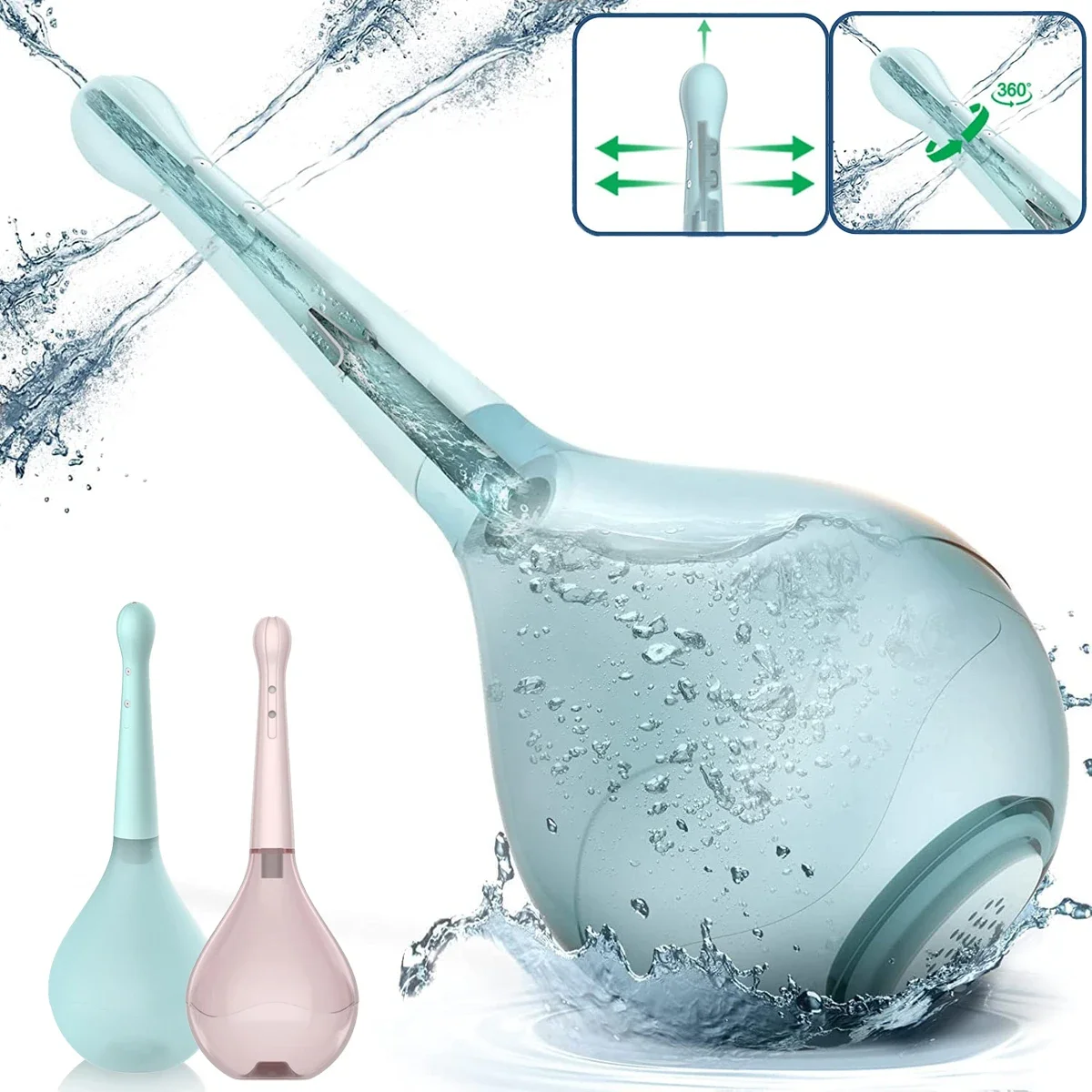 

150ml Enema Cleaning Container Vagina & Anal Douche Shower Cleaner Anti Back-Flow Syringe Health Hygiene Tool Sex Toys for Woman