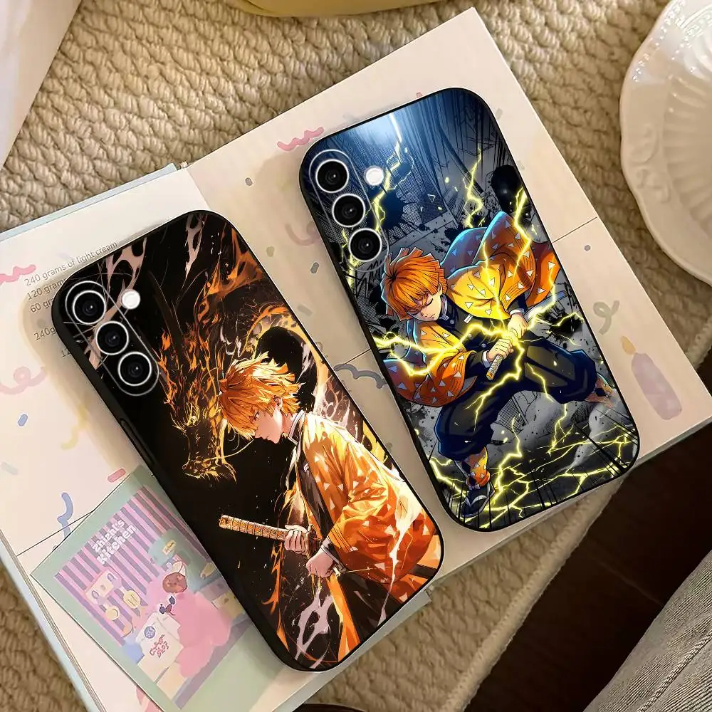 Zenitsu Agatsuma  Phone Case For Samsung Galaxy A73,A72,A71,A70,A53,A52,A51,Others Soft Black Cover