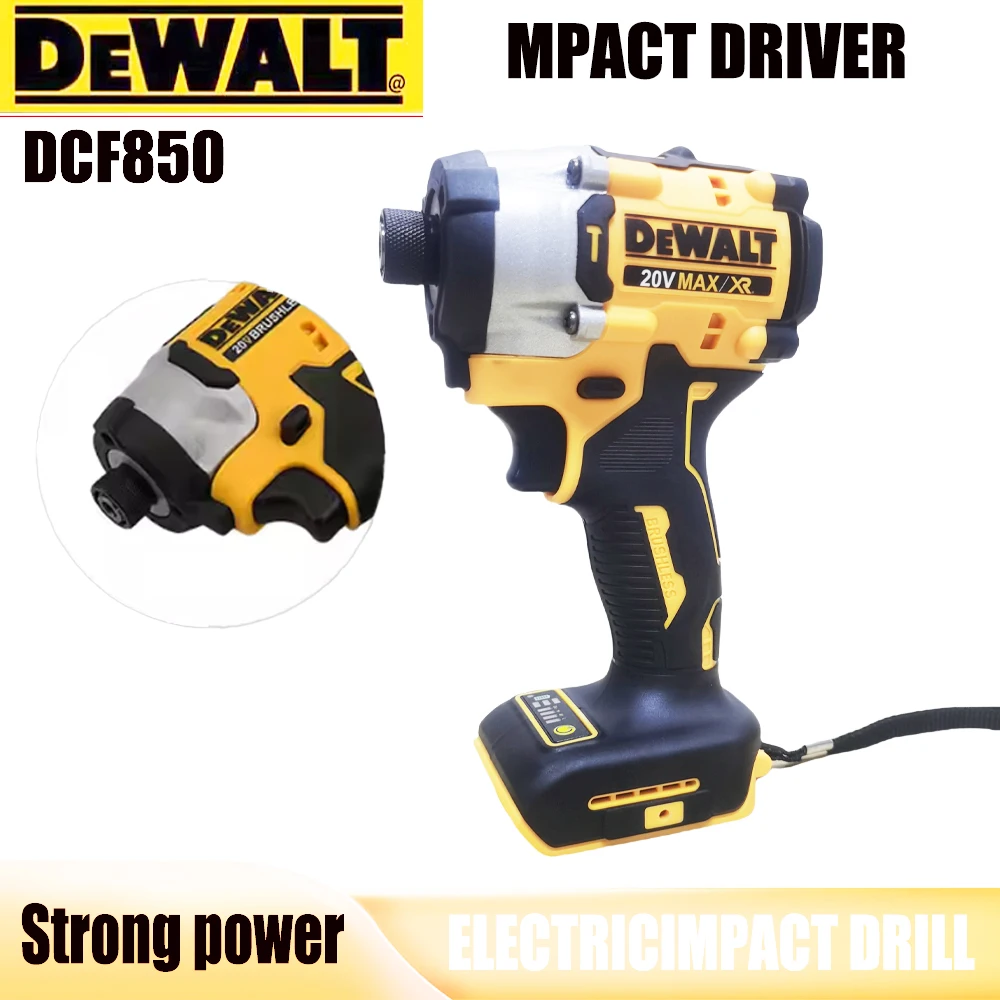 

NEW Original DEWALT DCF850 Maximum torque: 205N. M brushless cordless electric screwdriver, No-load speed:0-3250rpm