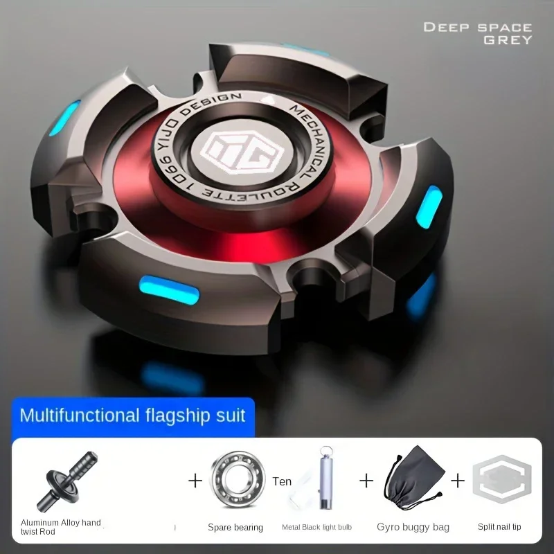 Toupie Lumineuse Gyroscopique – Effets D’étincelles – Anti-stress – Portable – Lot De 1, 2 Ou 6 – Cadeau Pour Enfants Et Adultes