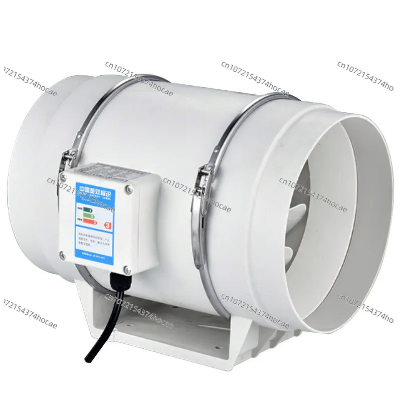 4 5 6 8 Inch 220V Exhaust Fans Home Inline Pipe Duct Extractor Ventilation Kitchen Toilet Air Clean Ventilator Diagonal Flow Fan