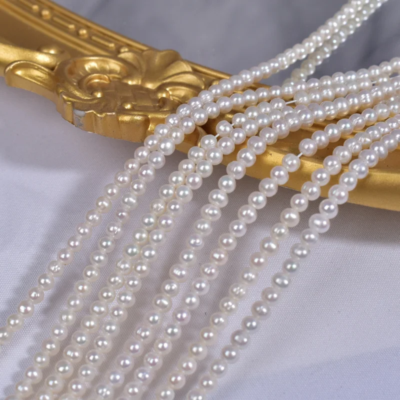 

Натуральная пресноводная маленькая спиральAKЖемчужное ожерелье Полуфабрикатные свободные бусины с резьбой Ювелирные материалы ручной работы из бисера