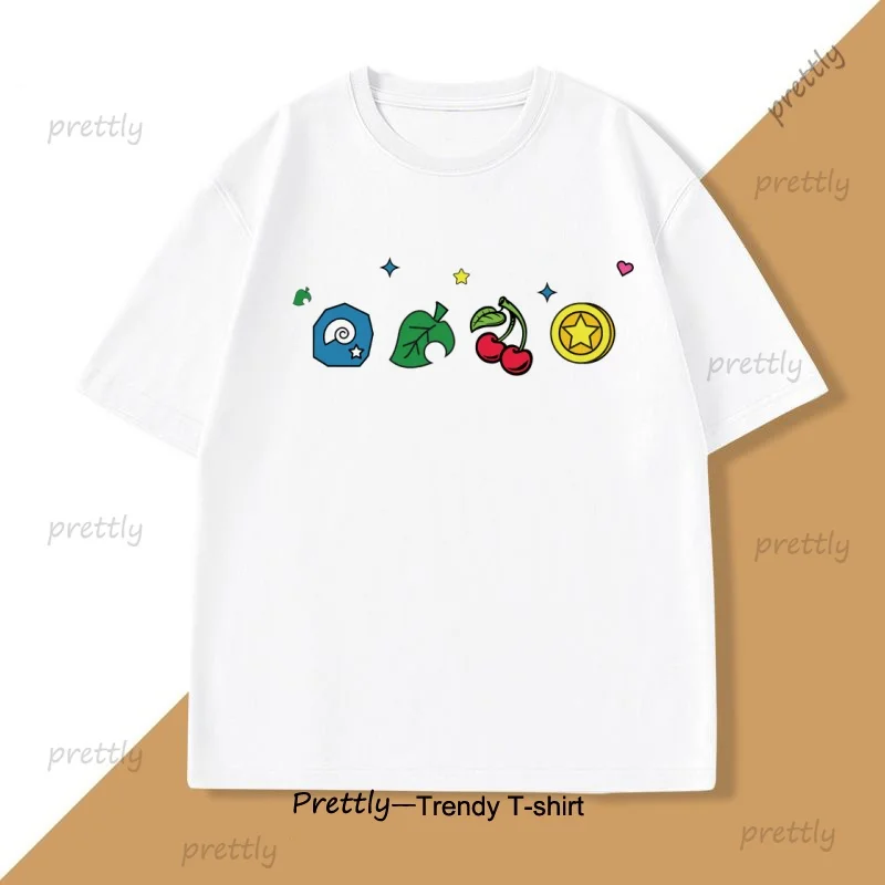 Animal-Crossing T-Shirt Men Women Gamer Graphic Tees Tshirt Cotton High Quality Printed T-shirts Tee Loose Short Sleeve Clothes