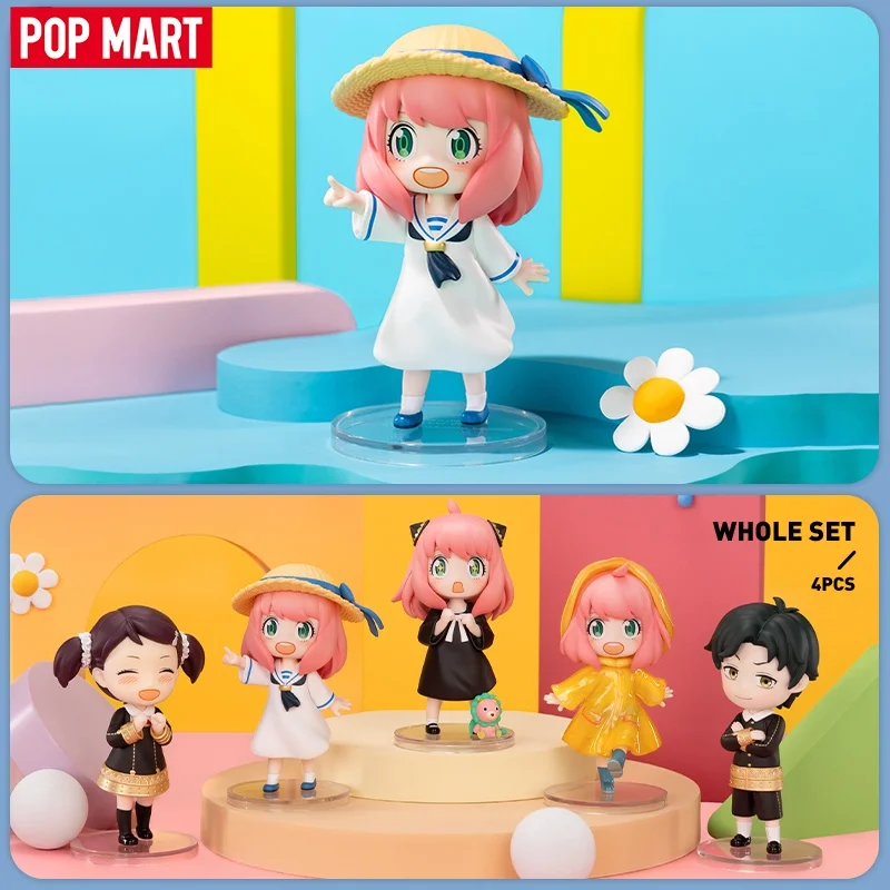 البوب مارت جاسوس x الأسرة أنيا الحياة اليومية DLC سلسلة صندوق أعمى صندوق غامض Kawaii زخرفة التماثيل ديكور المنزل سطح المكتب نموذج دمية