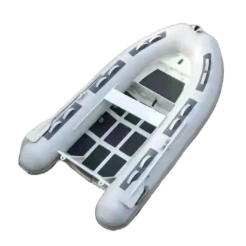 gray color inflatable aluminum rib boot 10ft inflatable fishing boat