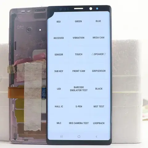 SUPER AMOLED Note9 Schermo LCD Per SAMSUNG GALAXY Nota 9 Display N960 N960D N960F N960W LCD Touch Screen Digitizer Assembly