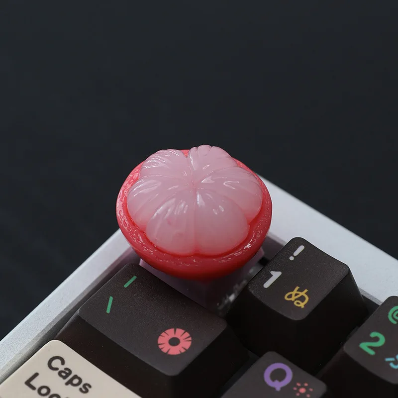 Cute Fruit Avocado Yangmei Mechanical Keycaps Personalized Single Resin Keycaps Mechanical Keyboard Durian Cap Keycaps