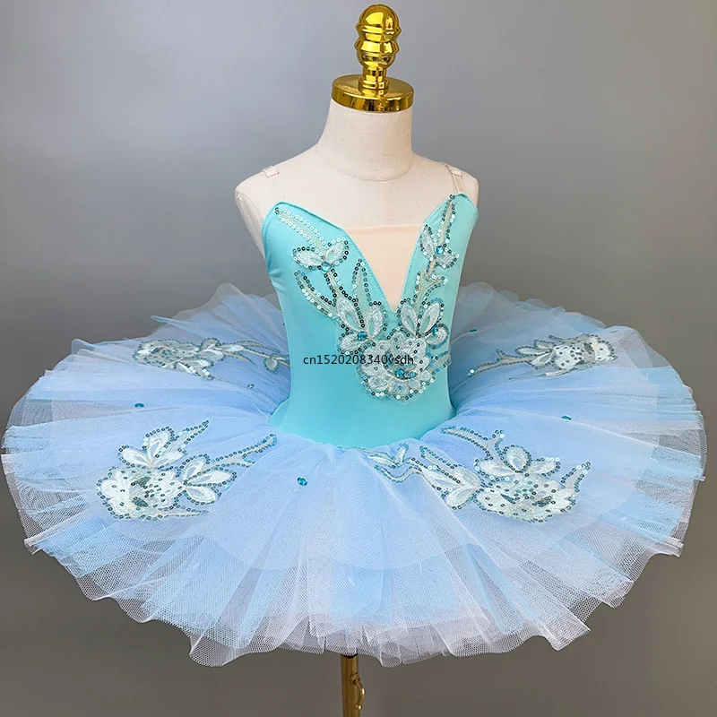 

New Professional Ballet Girl Flat Pancake Picture Ballet Party Dress Adult Women's and Children's Ballet Dance Costume