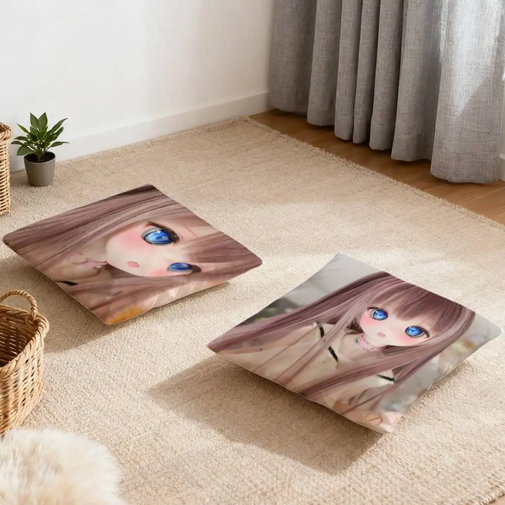 

Cute Big Eyed doll Pillow Case Multi sized car cushions, luxurious home sofas, decorative pillowcases