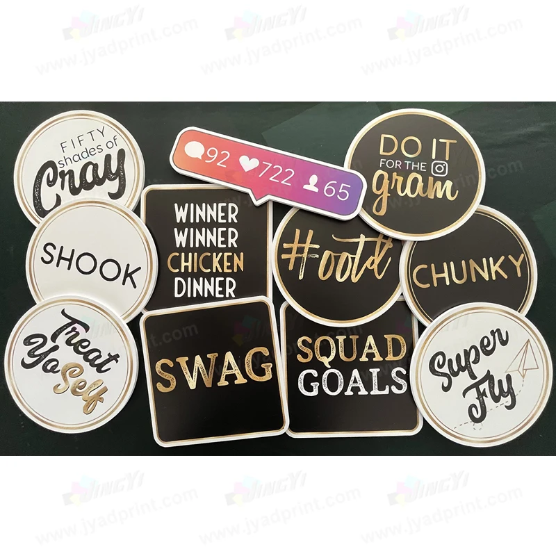 24pcs/lot Custom printing High quality Party Lettering Photo Booth Props, PVC foam Board Wedding Fair Party Signs Free shipping