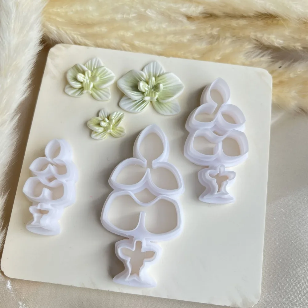 

Polymer Clay Cutter Mini Orchid Phalaenopsis Cutting Mold Designer DIY Clay Jewelry Earring Making Tool for Pottery Ceramic Art